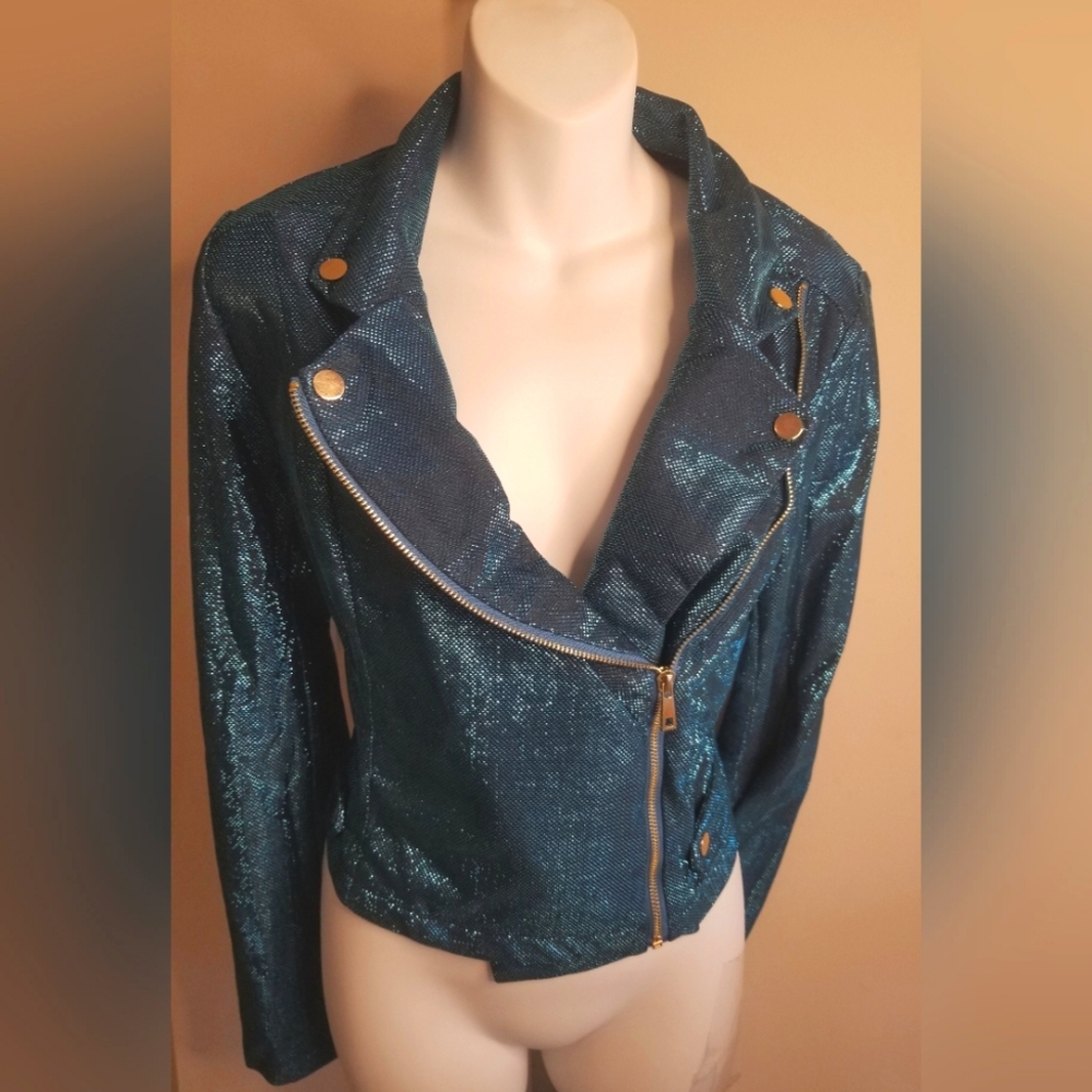 Green shimmering jacket Brand new